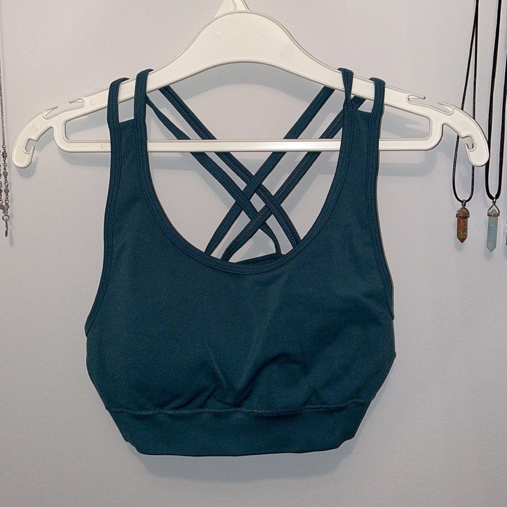 Alphalete Revival Bra in Pier Blue